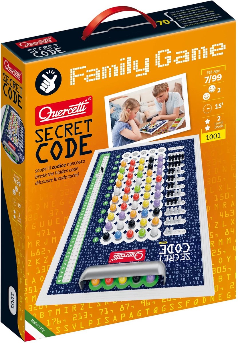 Quercetti-Geheimcode-Spiel
