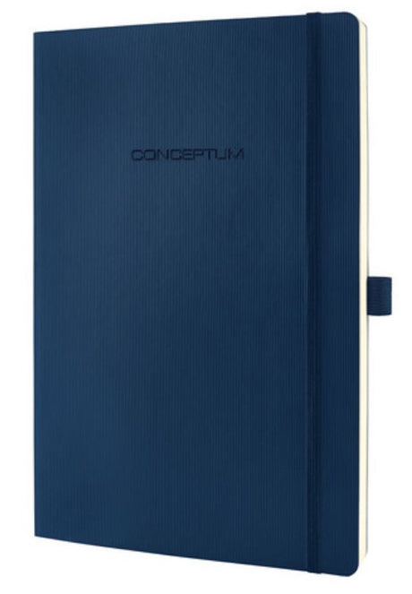Sigel Notizbuch – Conceptum Pure – A4 – Softcover – Blau – 194 Seiten – 80 Gramm – Diamant – Si-Co316