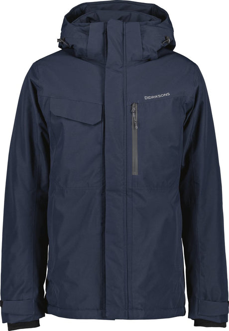 Didriksons stefan usx jkt heren outdoorjas - dark night blue