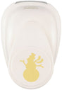 Vaessen creative pons - figuurpons - sneeuwman - 2,5 x 2,1 cm