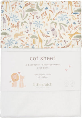 Little dutch safari wonders ledikantlaken - 110x140 cm