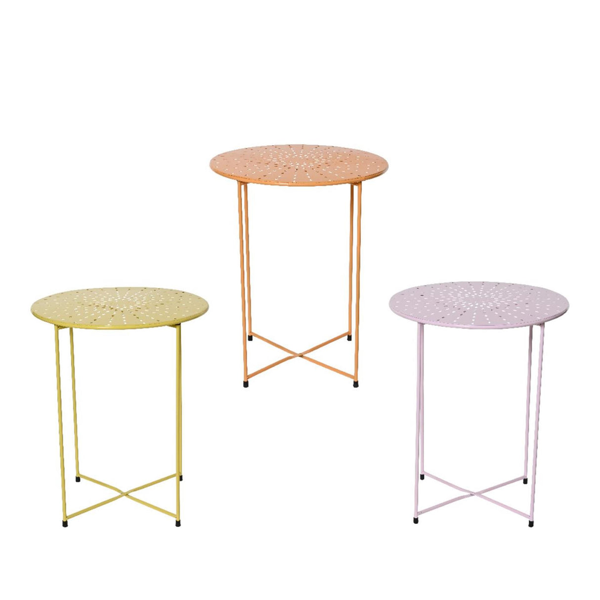 Decoris Beistelltisch für den Innenbereich aus Eisen, H48 cm