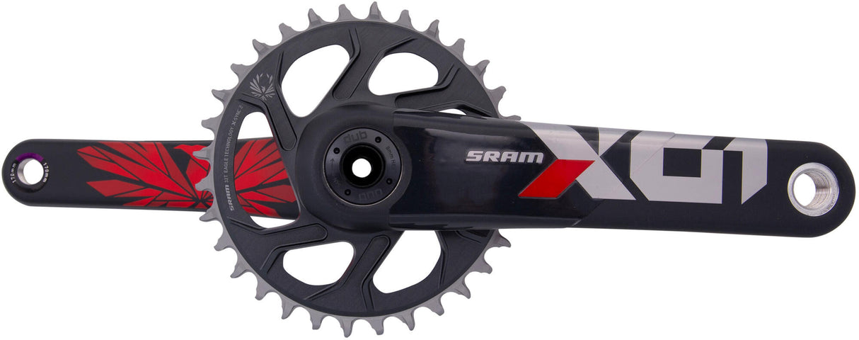 Sram Kurbelgarnitur X01 Eagle Kurbelgarnitur X01 Eagle 32t 170mm Oxy Red