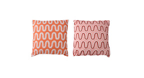 Kussen polyester 2col ass l.45cm x w.45cm x h.8cm