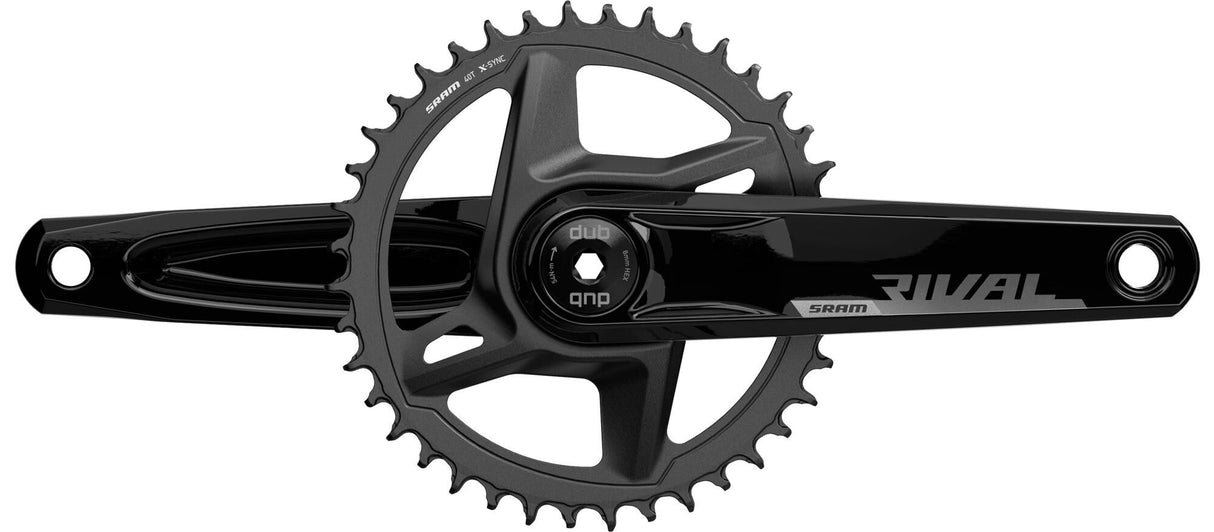Sram Kurbelgarnitur Rival 1 Achsen Kurbelgarnitur Rival 1 Achsen 40t 172,5 mm