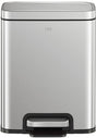 Eko - madison pedaalemmer 8 liter - stainless steel plastic - misty mat rvs - prullenbak