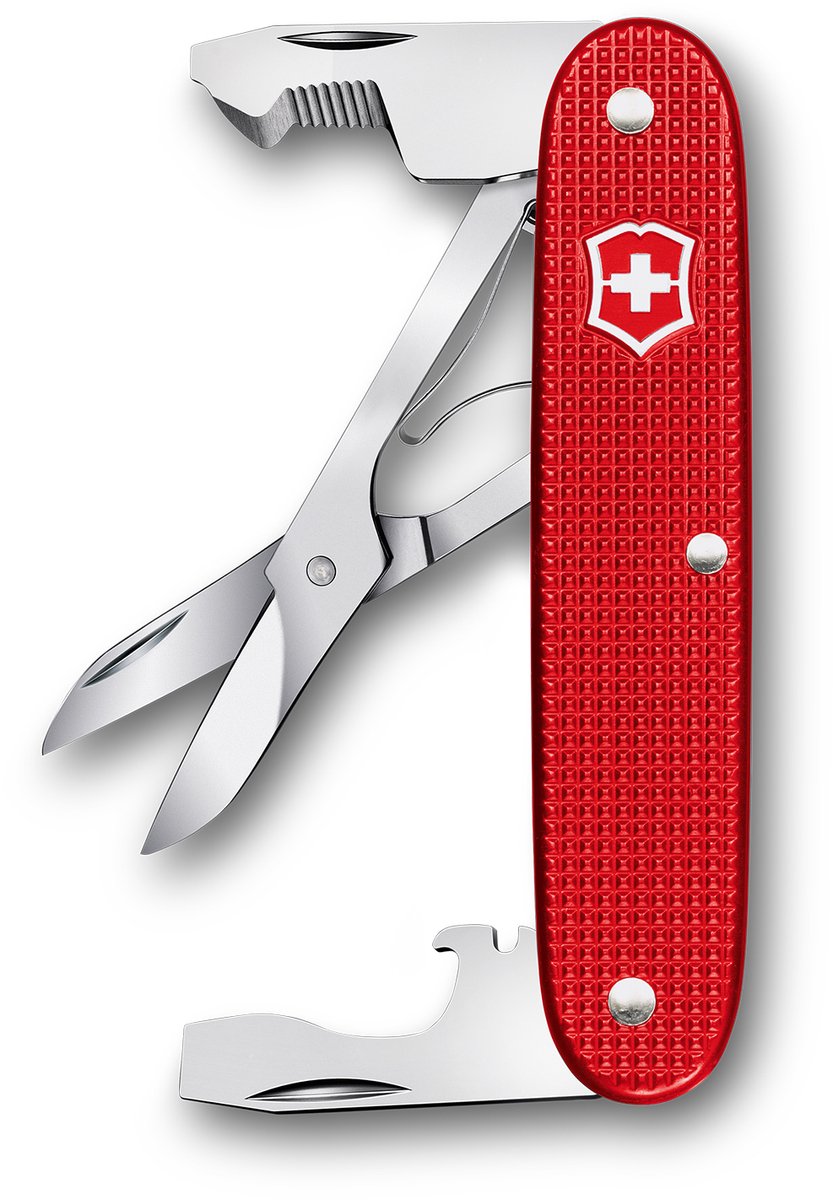 Victorinox Companion Alox Smart Taschenmesser – 93 mm – 6 Funktionen – Rot