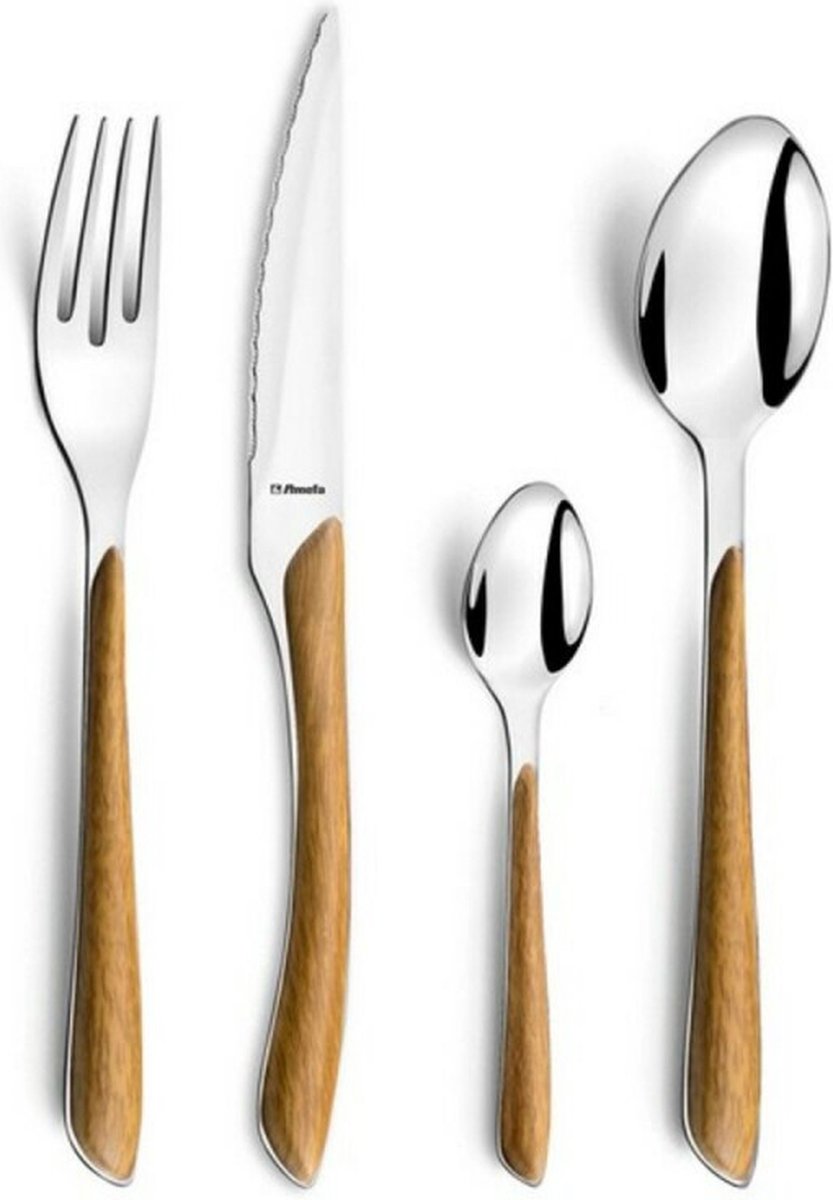 Amefa Eclat Besteckset - Natur - Edelstahl - 24-teilig