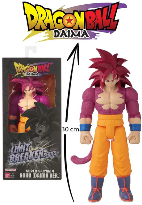 Bandai – Dragon Ball Daima Super Saiyan 4 Goku – Limit Breaker Figur 30 cm Goku SSJ4 – offiziell lizenziertes Dragon Ball Daima – große Actionfigur als Geschenkidee – Spielzeug für Kinder ab 4 Jahren – 40903