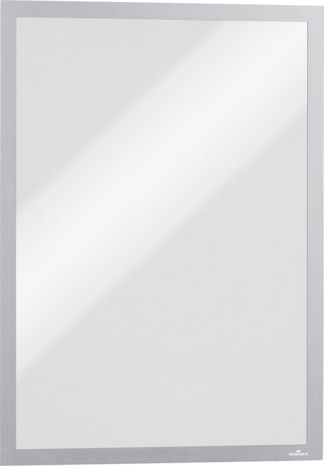 Durable 486823 DuraFrame magnetisch A3 - 4868 Magnetrahmen DIN A3 silber (B x H) 323 mm x 446 mm 5 Stück