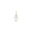 Countryfield kerstboom katja wit metaal 15x9x32cm