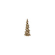 Countryfield beeld kerstboom floris goud aardewerk 10x8x24cm