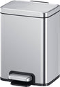 Eko - madison pedaalemmer 6 liter - stainless steel plastic - misty mat rvs - prullenbak