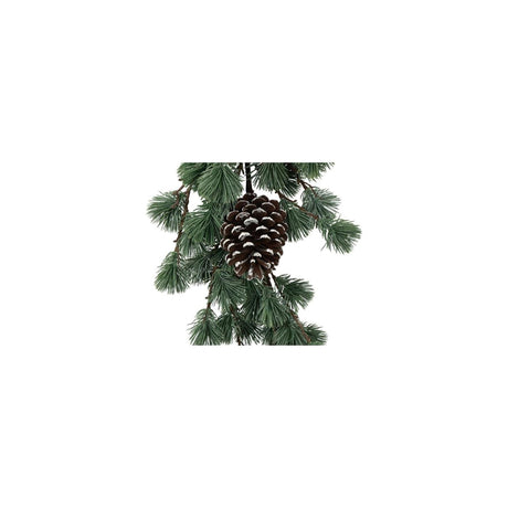 Country field countryfield guirlande pinus parviflora grijsgroen zijde 21,9x27,9x15,2cm