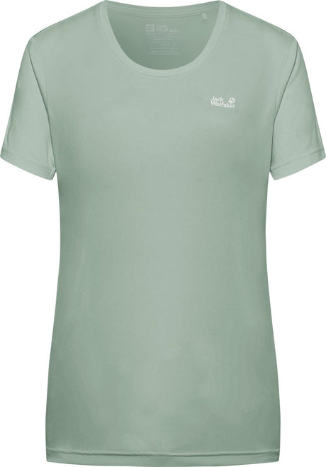 Jack Wolfskin Tech T W Damen Outdoor-Shirt – grünes Zinnia