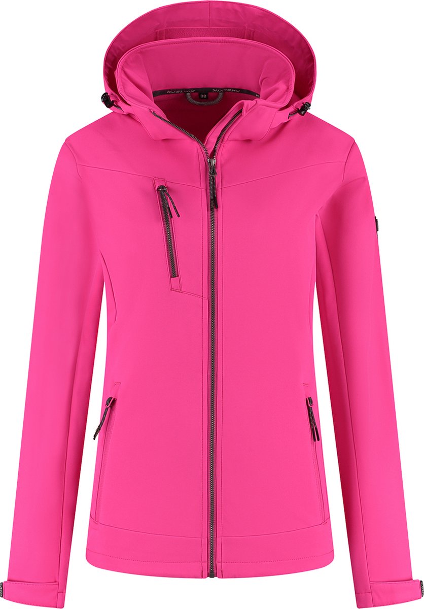 Kjelvik softshell jas roxi roze 42