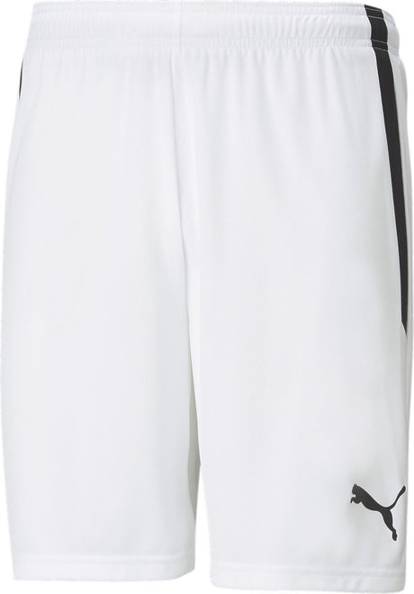 Puma Teamliga Shorts Herren Sporthose - Weiß-Schwarz