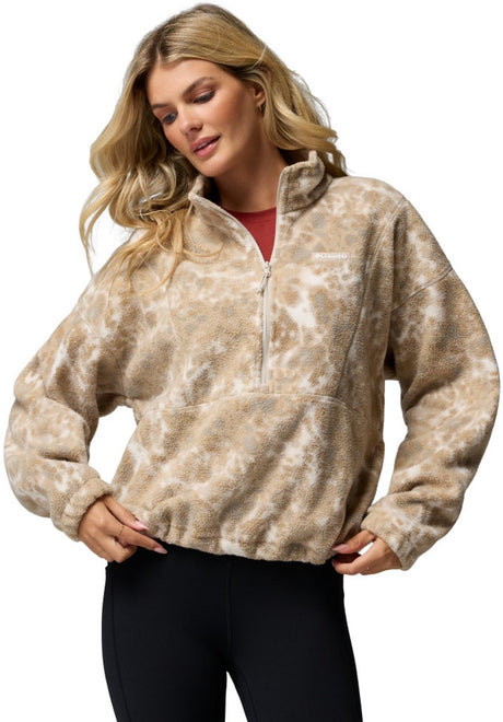 Columbia timber meadow™ mtr printed fleece hz dark stone, dyecamo l