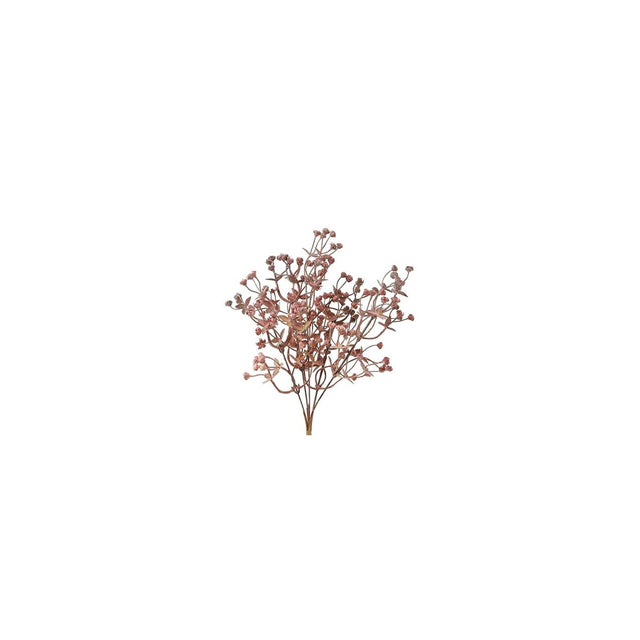 Countryfield kunstbloem steker exacum rood zijde ø12x31cm