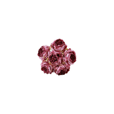 Countryfield kunstbloem rosa eline paars zijde h27cm