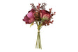 Countryfield kunstbloem paeonia kansas paars zijde h24cm