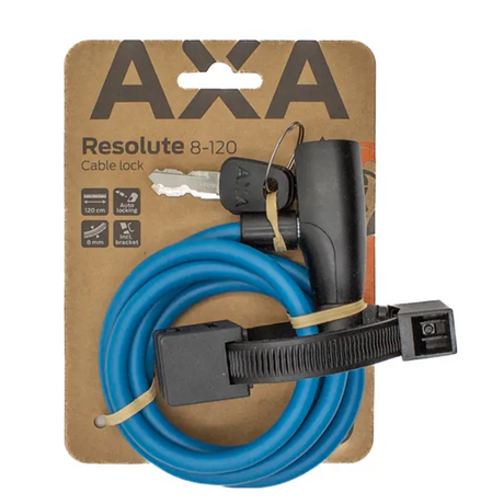 Axa Kabelschloss Resolute 8-120 – Blau