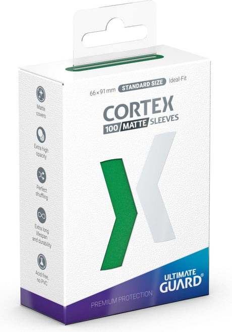 Ultimate Guard Cortex Sleeves matt Standardgröße (100) – grün