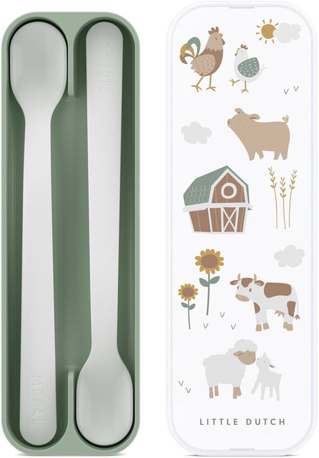 Mepal Babylöffel-Set 2-teilig Little Farm