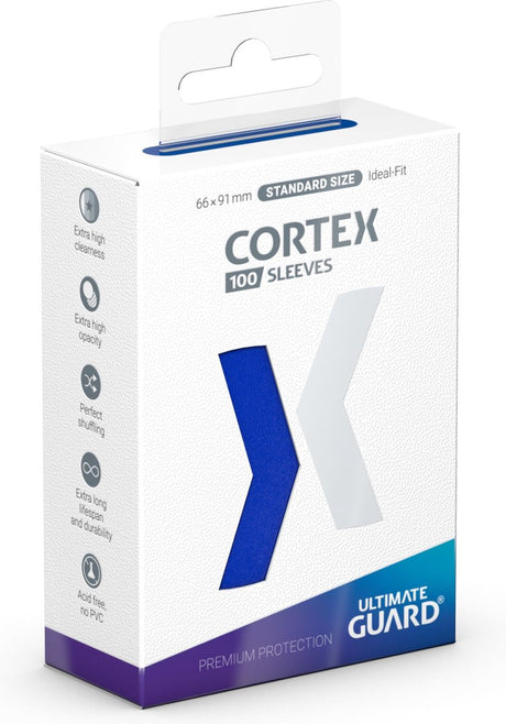 Ultimate Guard Cortex-Ärmel Standardgröße (100) – blau