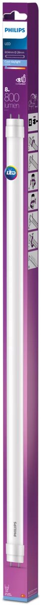Philips led tl - 8 w - g13 - helder daglicht - 600 mm