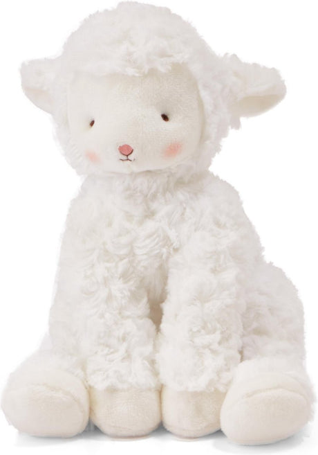 Bunnies by the Bay Kiddo das Lamm Kuscheltier – Stofftier – gestickte Details – Lamm – 33 cm – weiß