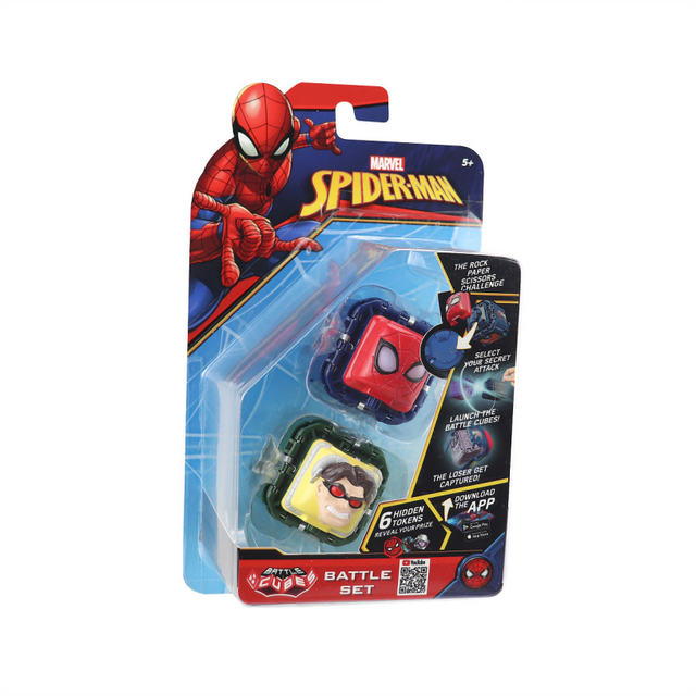 Battle cube - dr. octopus vs. glowing spiderman 2-pack