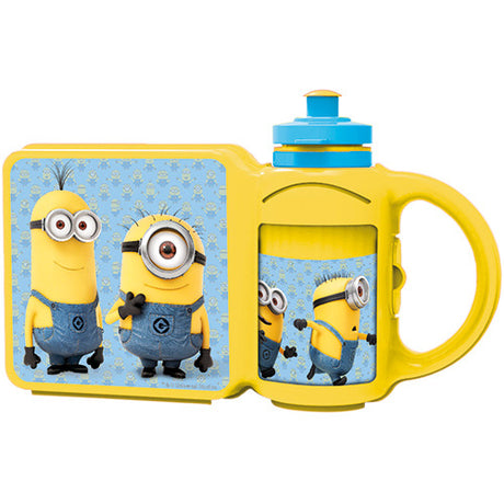 Minions Kombiset Lunchbox und Trinkflasche