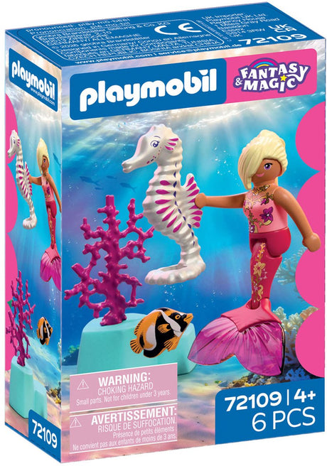 Playmobil Fantasy Magic Meerjungfrau mit Seepferdchen – 72109