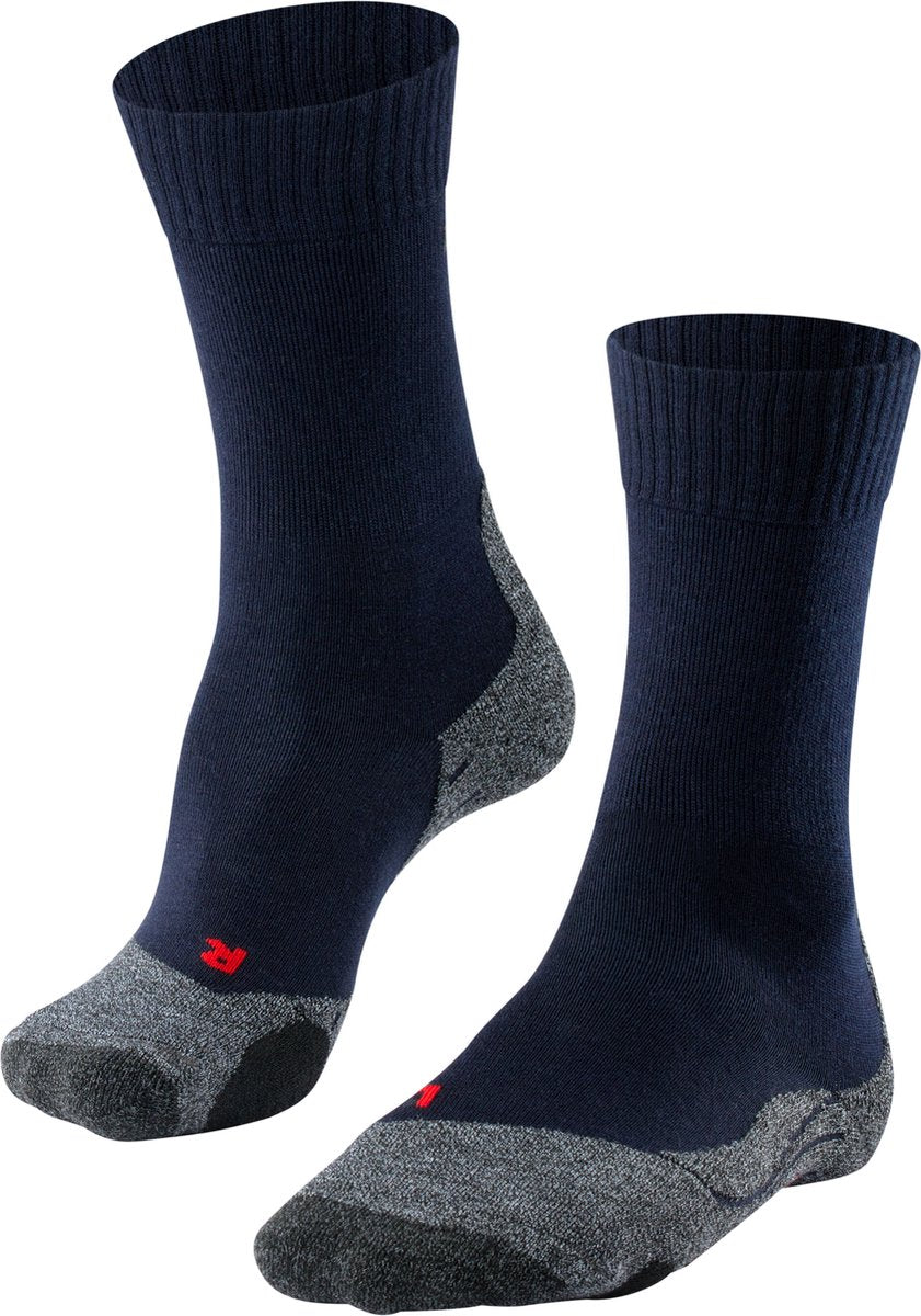 Falke TK2 Anti-Blister Wandersocken aus dickem Woll-Funktionsmaterial Herren blau – Größe 42-43