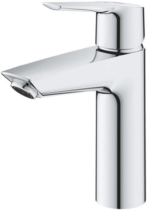 Grohe Start Waschtischarmatur – wassersparend – mit Push-Open-Ablaufgarnitur – Chrom