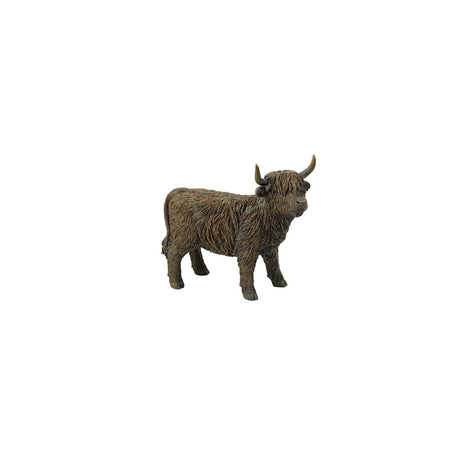 Countryfield beeld schotse hooglander ulla bruin polystone 18x7x16cm