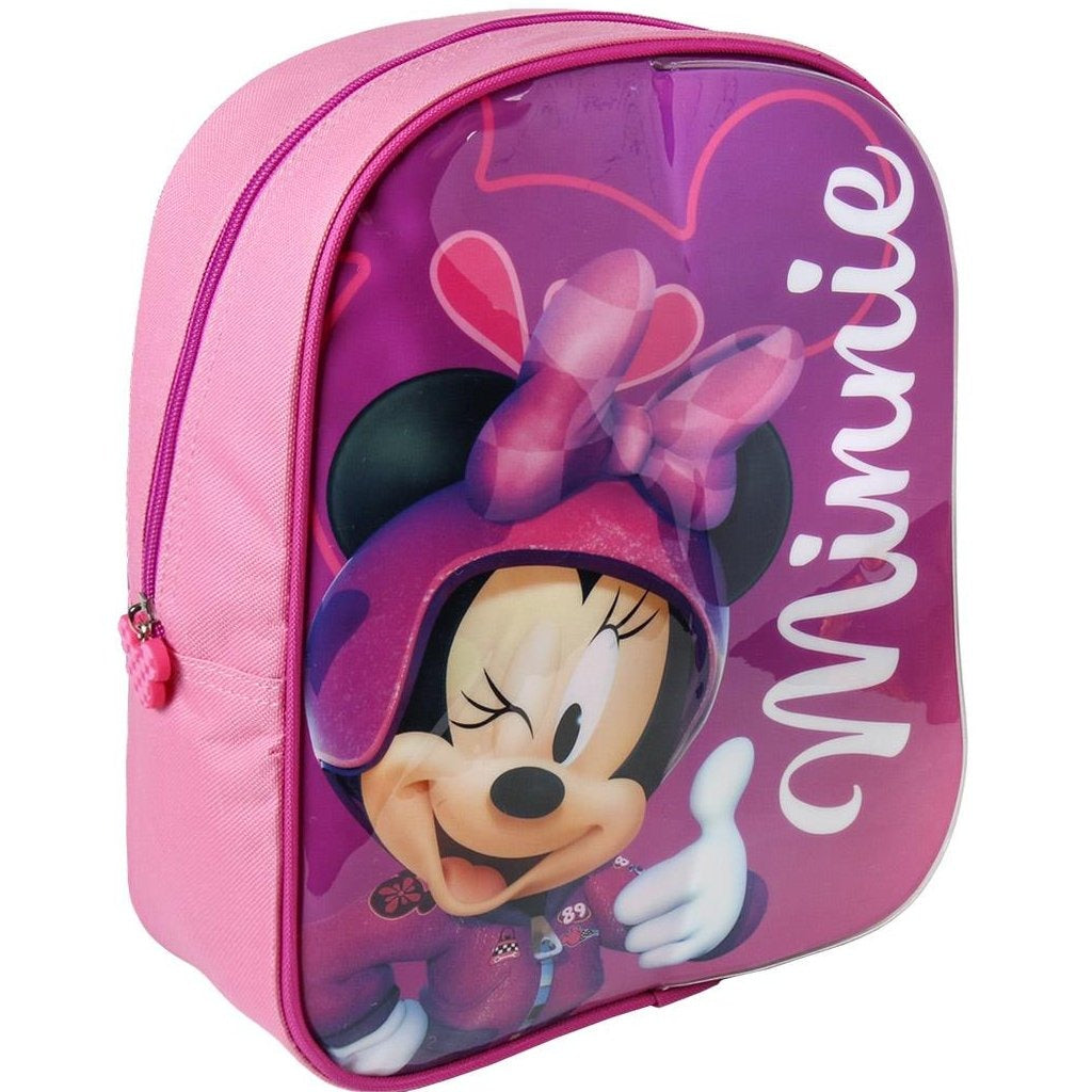 Cerda Disney Minnie Mouse Rucksack mit Schreibbereich + 2 Markern 25x31x10 cm rosa