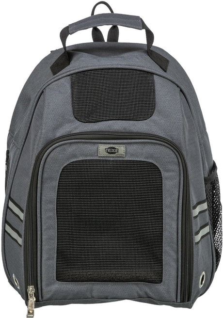 Trixie Hundetaschenrucksack dann grau