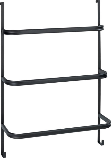 Wenko handdoekhouder irpinia 55x78cm staal zwart - handdoekrek - handdoekenrek - handdoekstang
