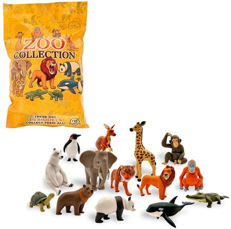 Zootiere 8-16cm 14-fach sortiert im Blindbeutel 15x24cm | 36 Stück