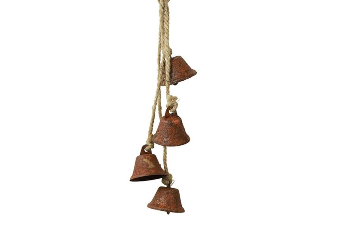 Countryfield kersthanger bel jort roest metaal 25x3x3cm
