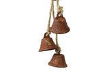 Countryfield kersthanger bel jort roest metaal 25x3x3cm