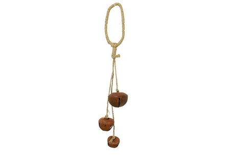 Countryfield kersthanger bellen maxi jort roest metaal 40x6x6cm