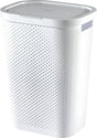 Curver Infinity Dots Wäschekorb – 60 l – Weiß