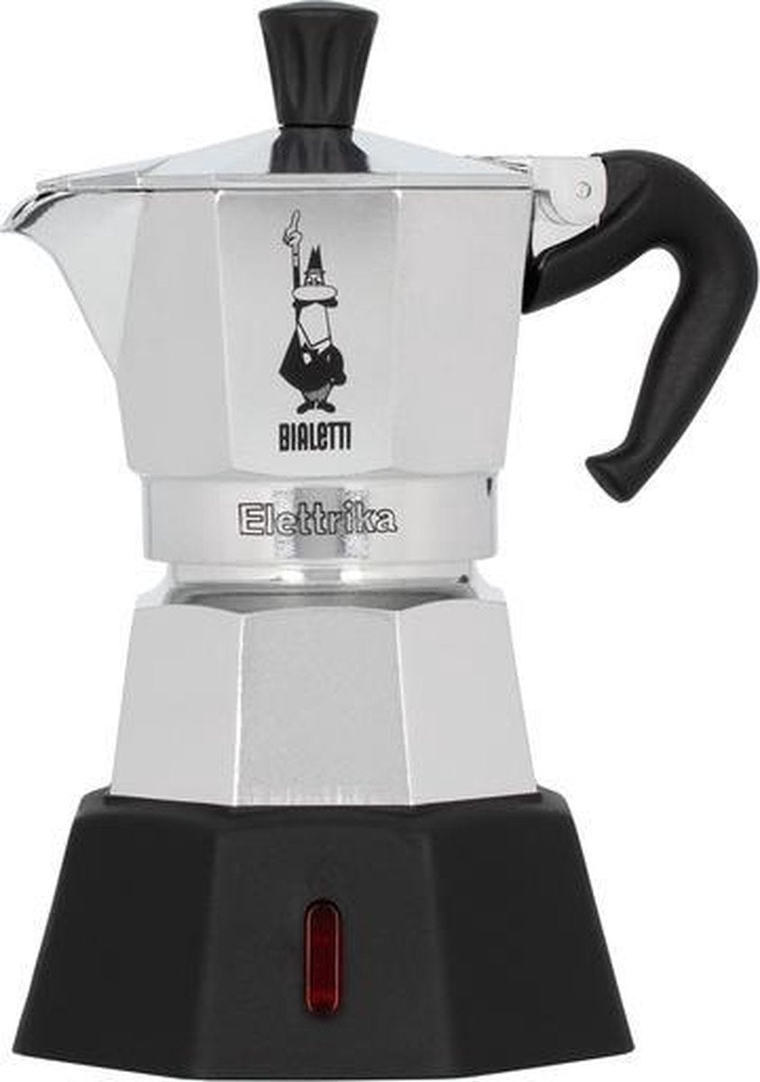 Bialetti Moka Electric 2 Tassen – elektrische Kaffeemaschine – 230 V – Aluminium – italienischer Espressokocher