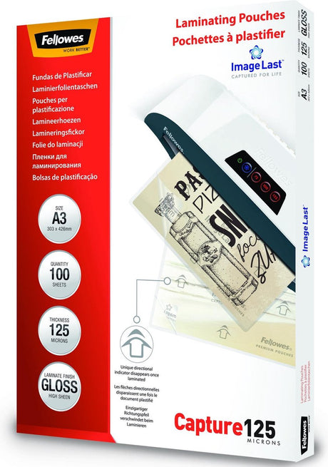 Fellowes Laminierfolien Imagelast A3 transparent