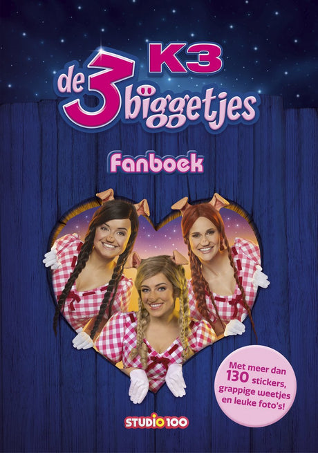 Studio 100 k3: 3 Ferkel-Fanbuch mit Aufklebern