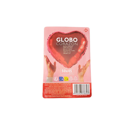 Inflatable heart balloon 50x45 cm