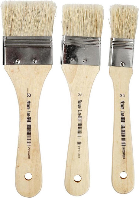 Kreativunternehmen https: www.cchobby.nl lack-lack-pinsel-l-19-cm-b-25-50-mm-flach-3-stück-1-box
